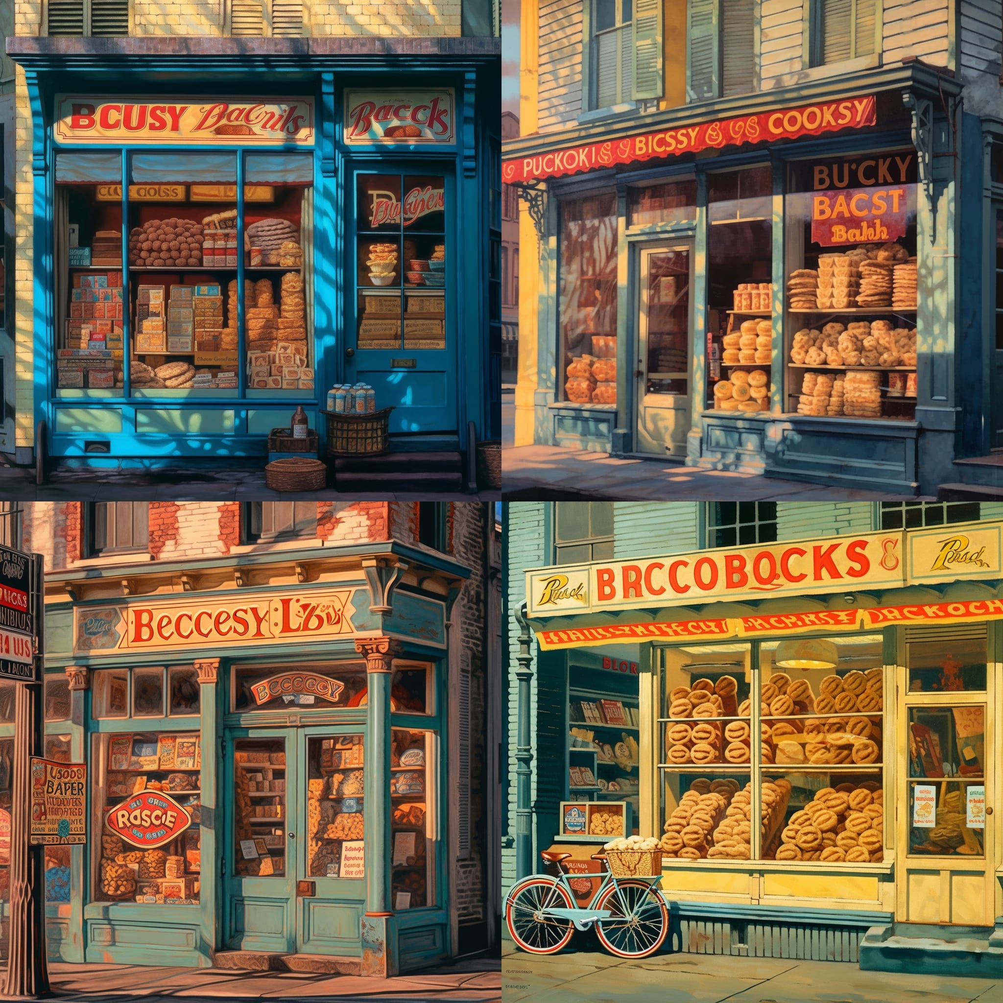 Peggy Babcock's Biscuit Scrapings in a shop window